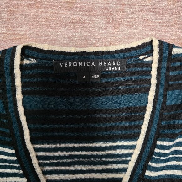 Veronica Beard Palmas Striped Sweater - Picture 3 of 6